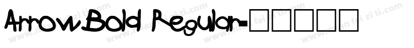 ArrowBold Regular字体转换